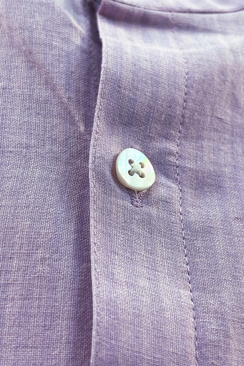 FG Specials: 1 Of 1- Men's Purple Handcrafted Cotton Shirt