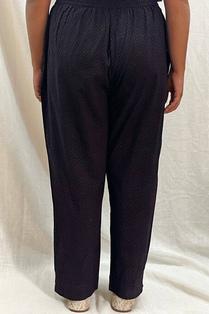Ajrak Hand Block-Printed Cotton Narrow Pants