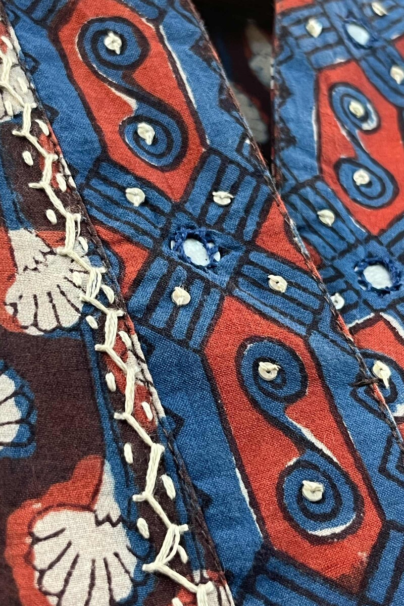 FG Specials: 1 of 1- Brown Hand Block-Printed Straight Cotton Kurta