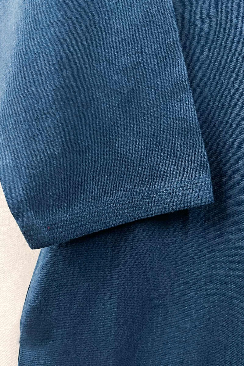 Blue Handcrafted Handloom Kurta