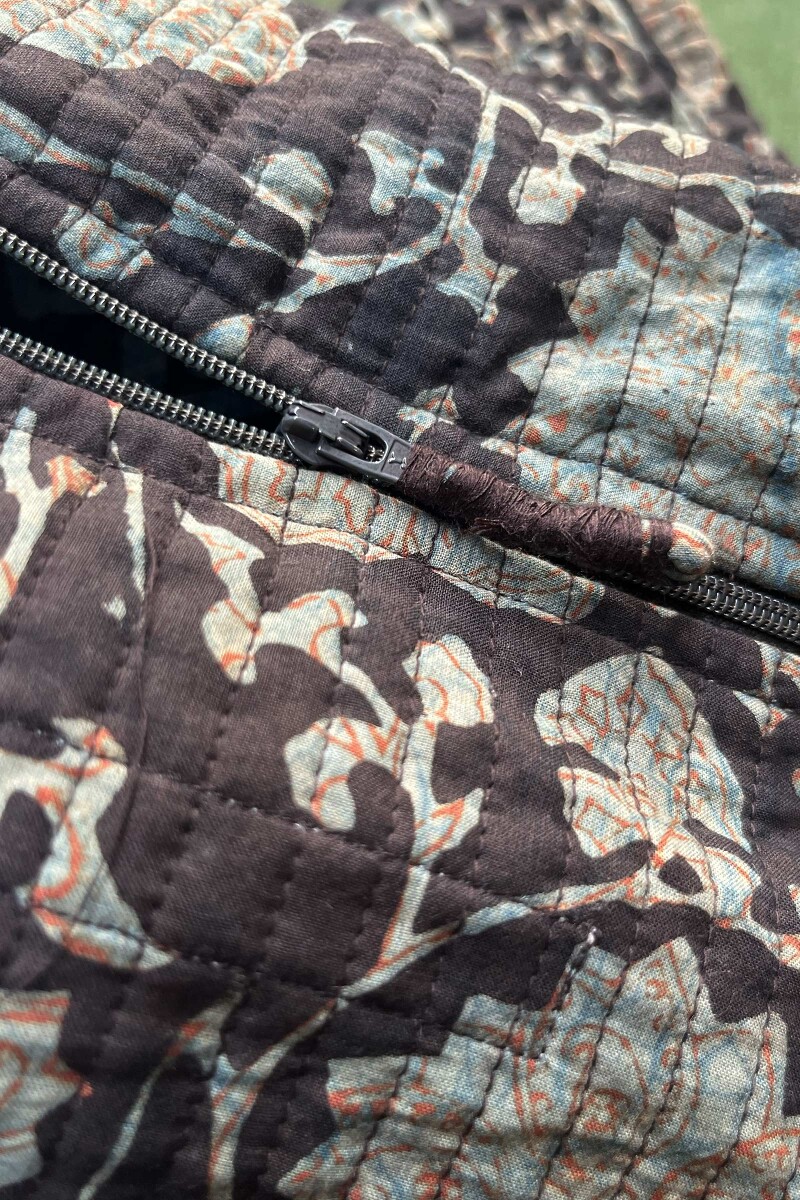 Akola Hand Block-Printed Cotton Duffel Bag