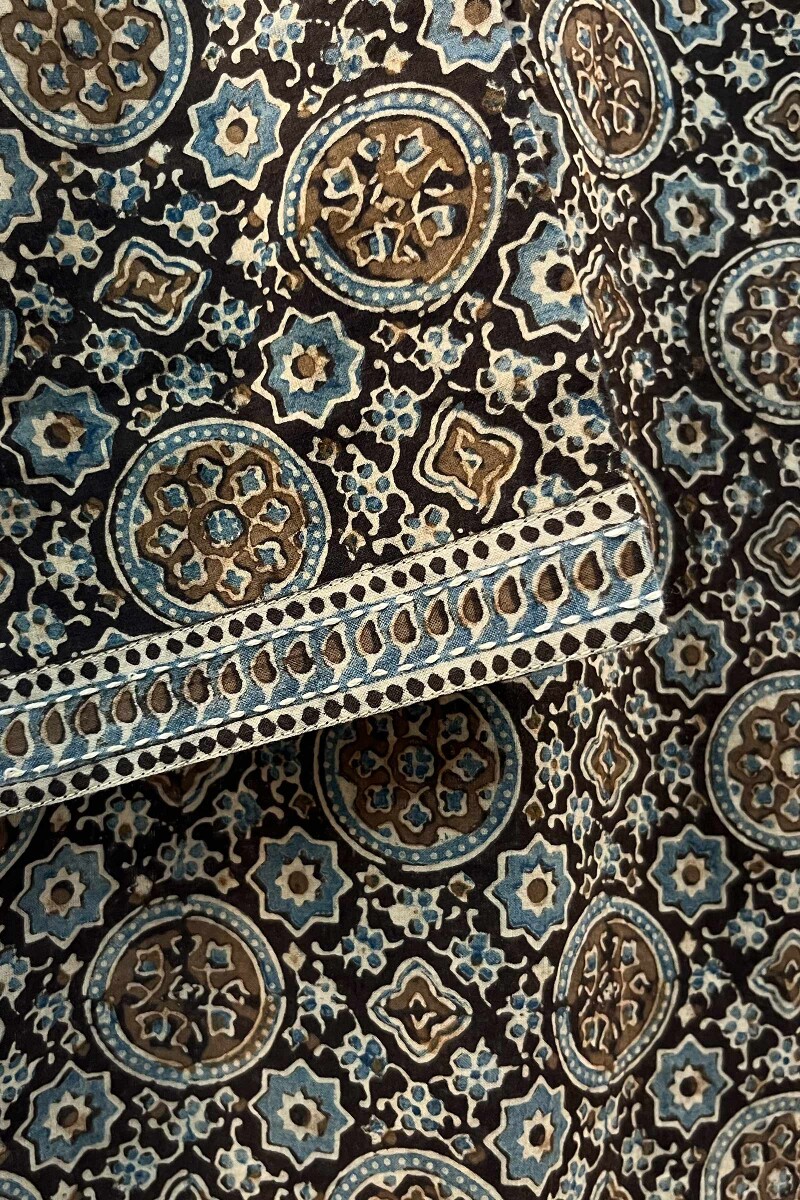 FG Specials: 1 of 1-Ajrak Handcrafted Cotton Top- Size XS