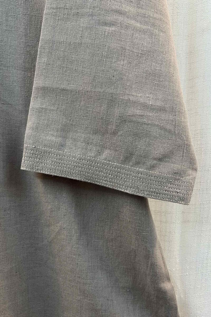 Light Brown Handcrafted Straight Handloom Cotton Kurta