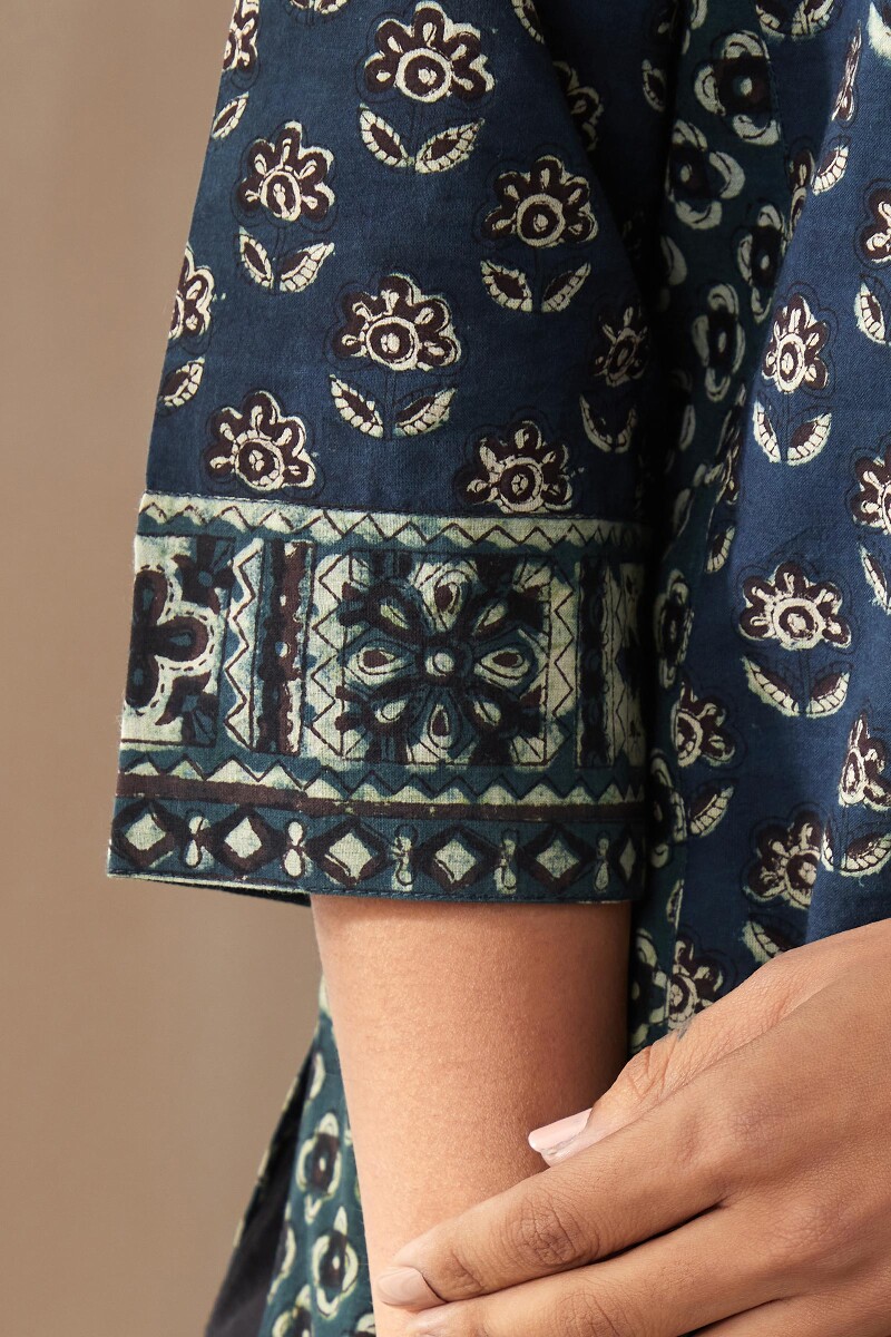 Bagru Hand Block-Printed Cotton Top