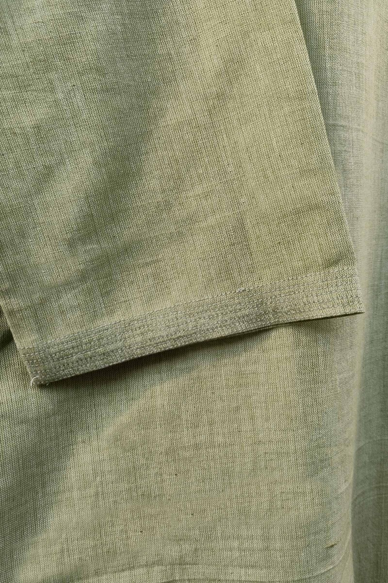 Green Handcrafted Straight Handloom Cotton Kurta