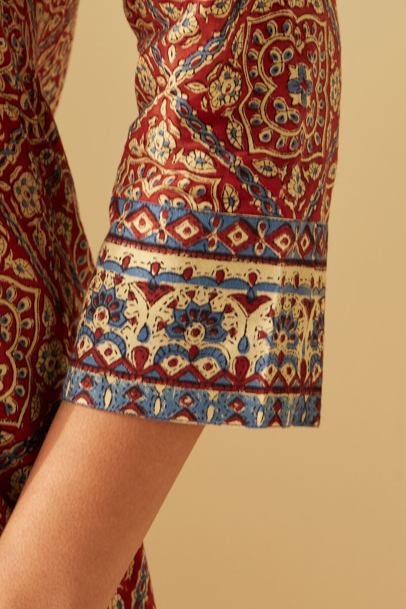 Bagru Hand Block-Printed Cotton Top