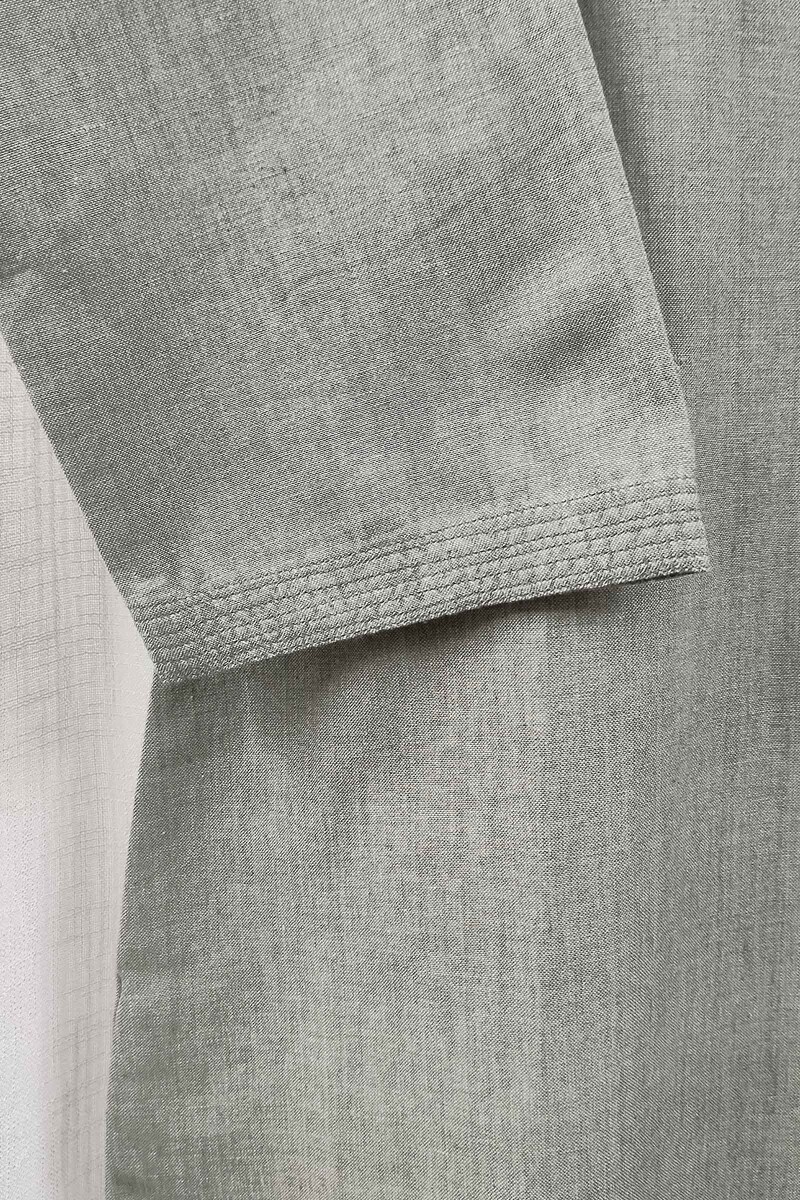Sage Green Handcrafted Straight Handloom Cotton Kurta