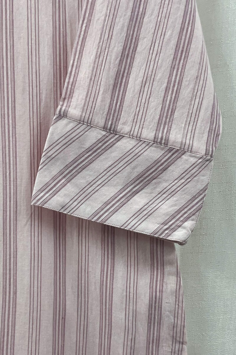 Light Pink Handcrafted Straight Handloom Cotton Kurta