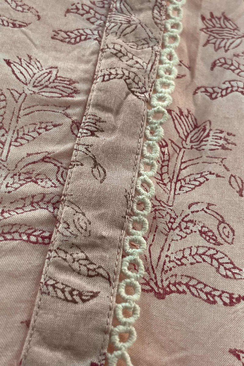 FG Specials: 1 of 1- Pink Hand Block-Printed Cotton Top