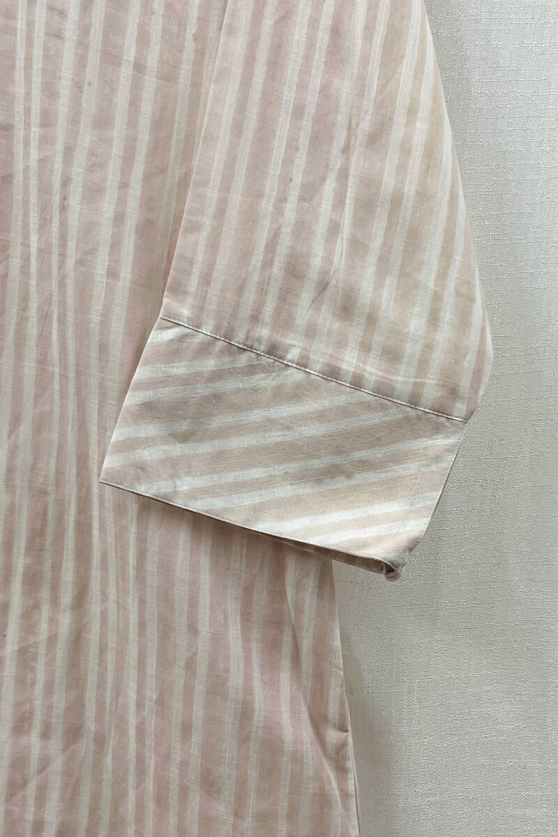 Baby Pink Handcrafted Straight Handloom Cotton Kurta
