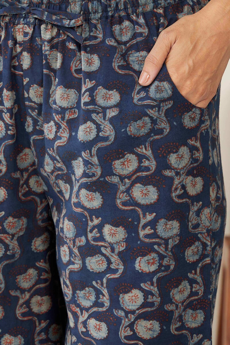 Akola Hand Block-Printed Cotton Farsi