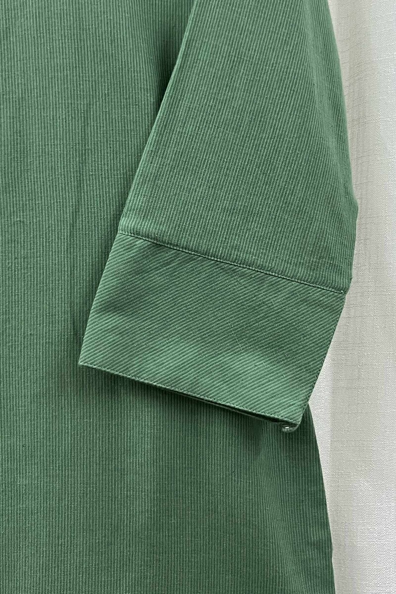 Mint Green Handcrafted Straight Handloom Cotton Kurta