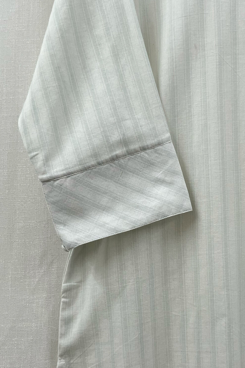 White Handcrafted Straight Handloom Cotton Kurta