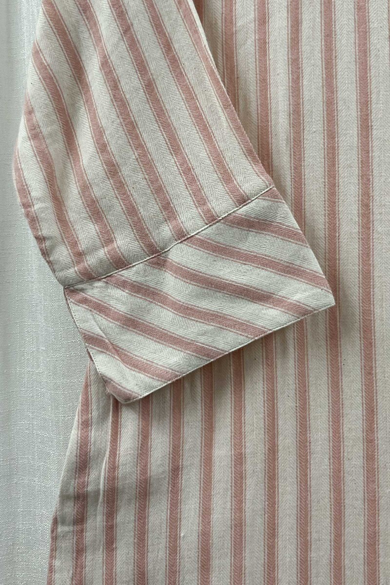 Cream Handcrafted Straight Handloom Cotton Kurta