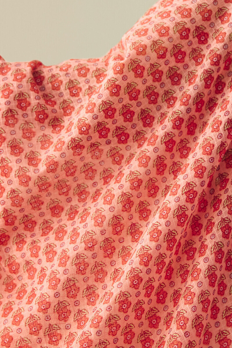Pink Hand Printed Kota Dupatta