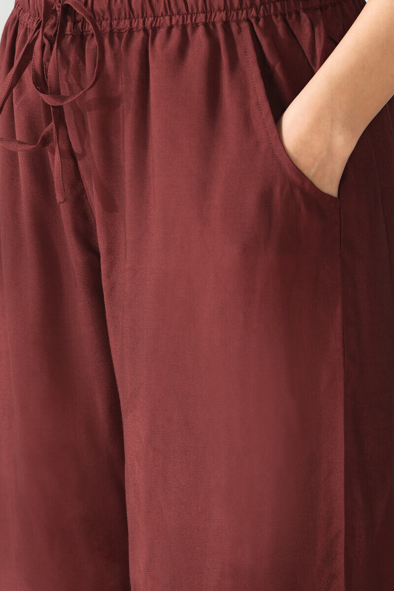 Maroon Handcrafted Modal Farsi