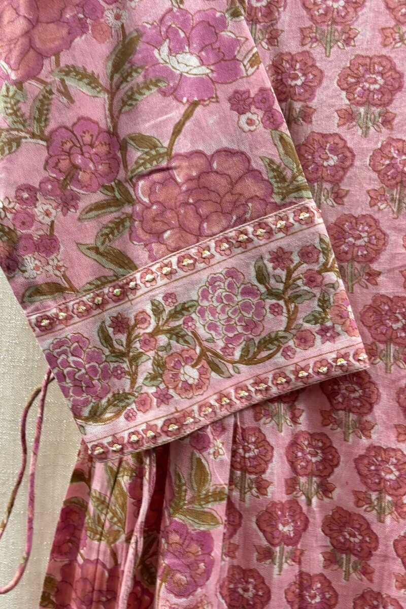 Handcrafted Cotton A Line Kurta