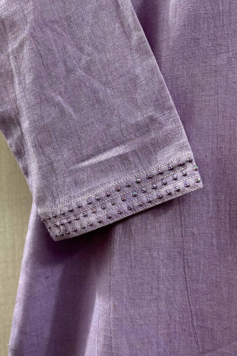 Handcrafted Cotton Straight Kurta