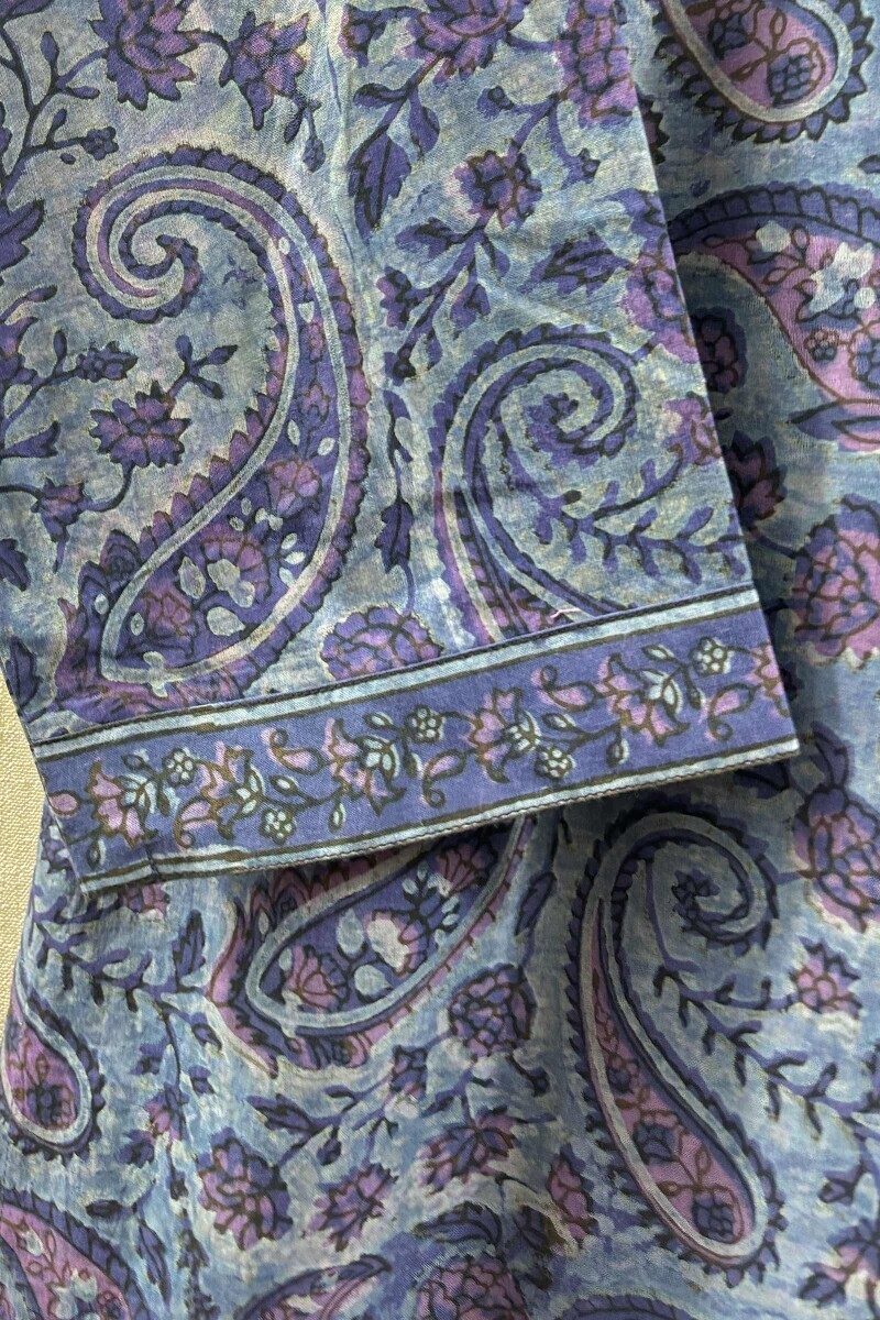 Akola Hand Block-Printed Cotton Top