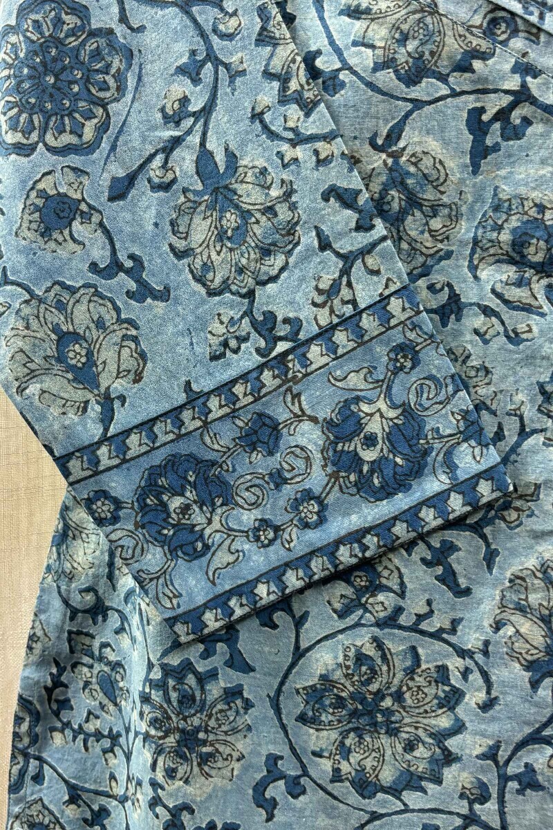 Akola Hand Block-Printed Cotton Top