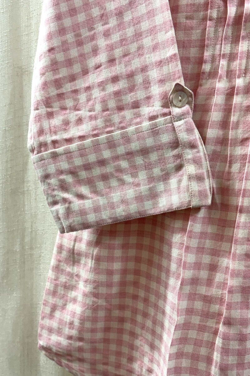 Pink Handcrafted Handloom Cotton Top
