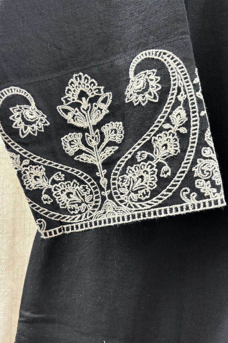 Embroidered Cotton Straight Kurta
