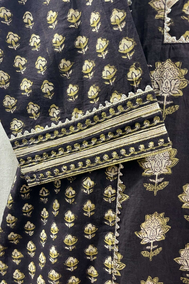 Bagru Hand Block-Printed Cotton Top