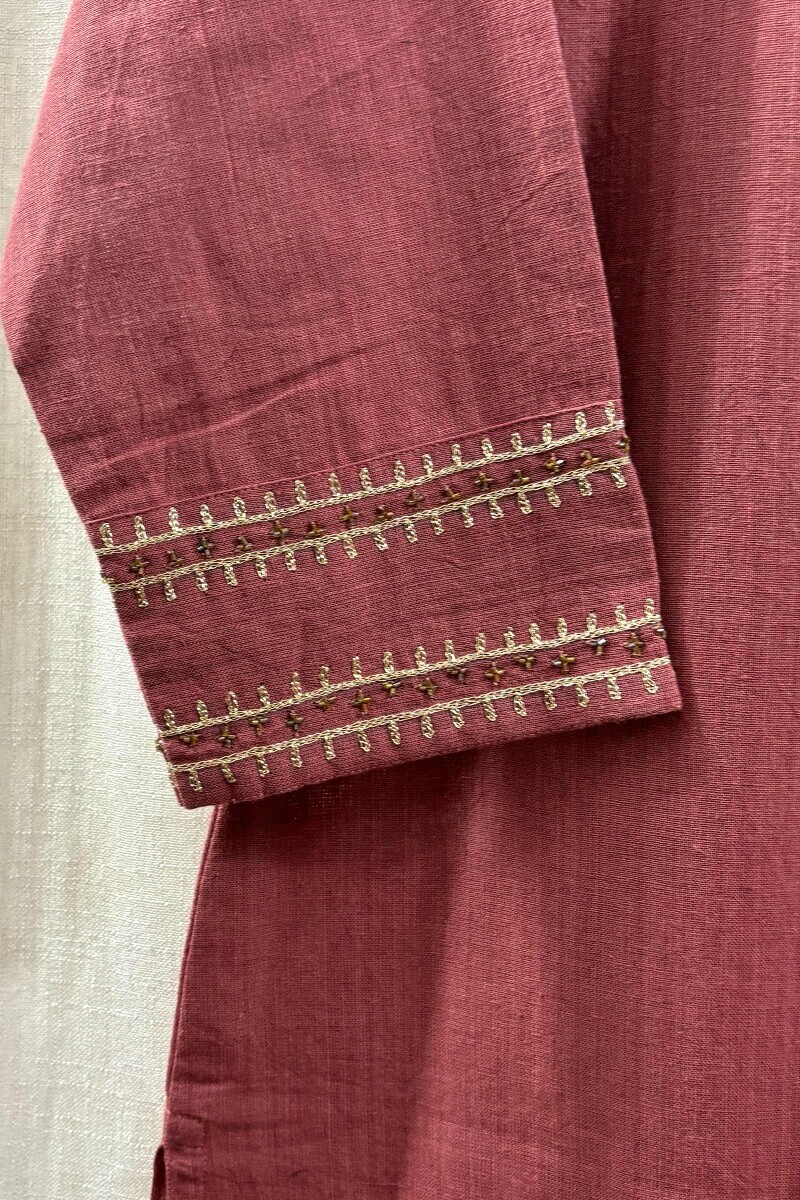Handcrafted Cotton Straight Kurta