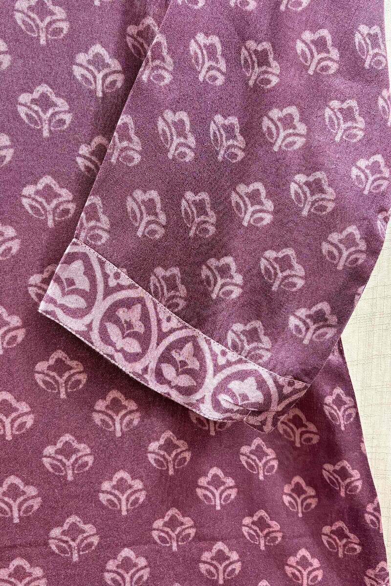 Purple Digital Kurta