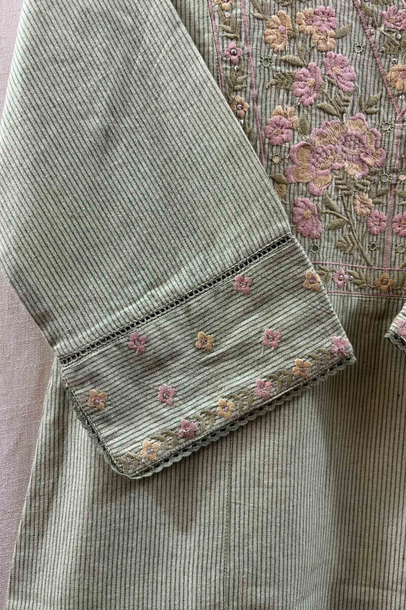 Handcrafted Cotton Straight Kurta