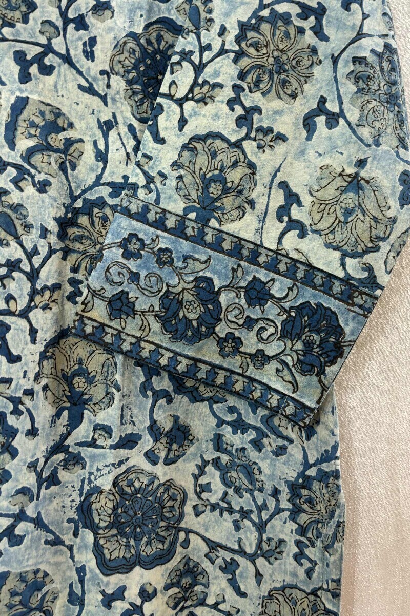Akola Hand Block-Printed Cotton Top