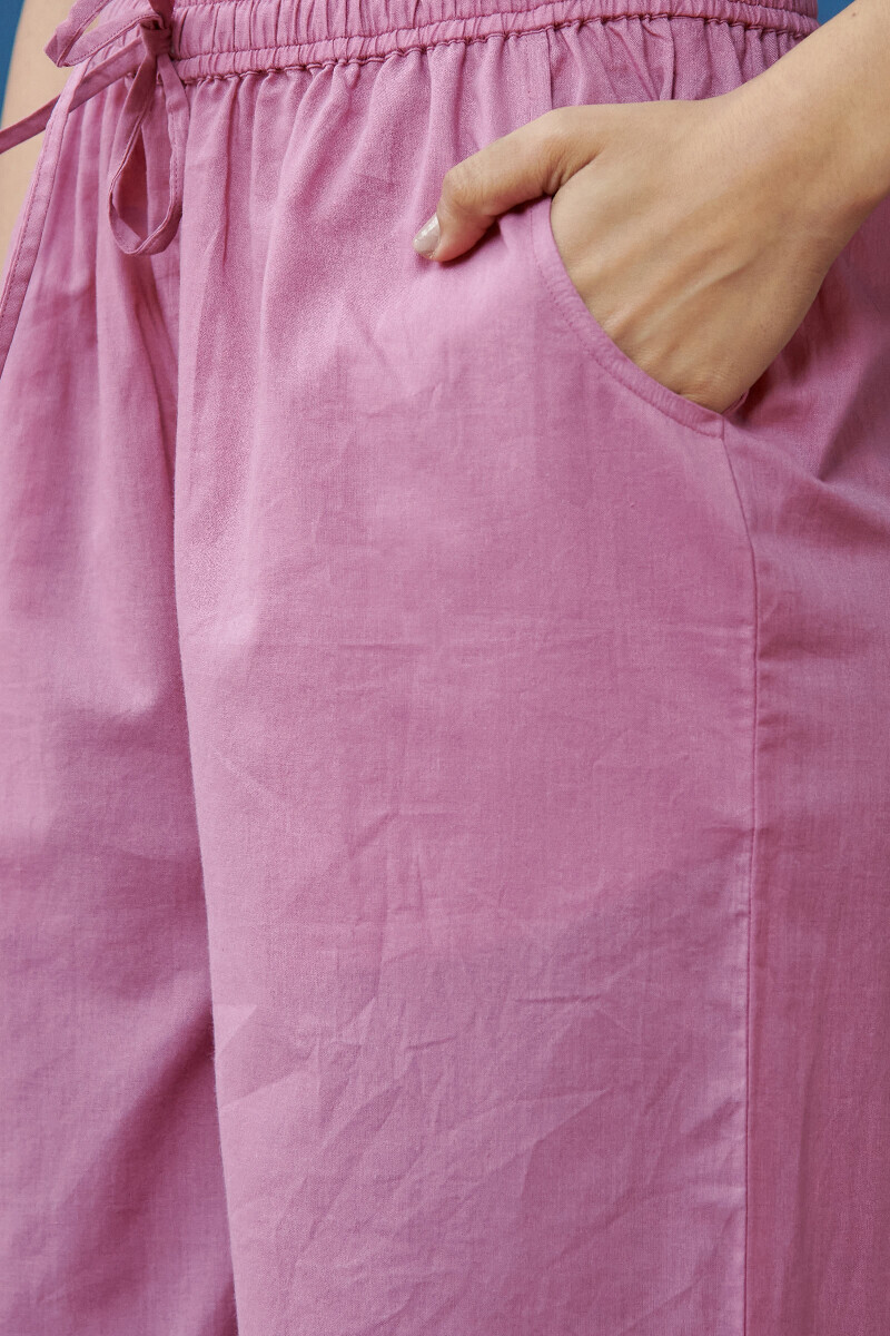 Pink Handcrafted Cotton Farsi