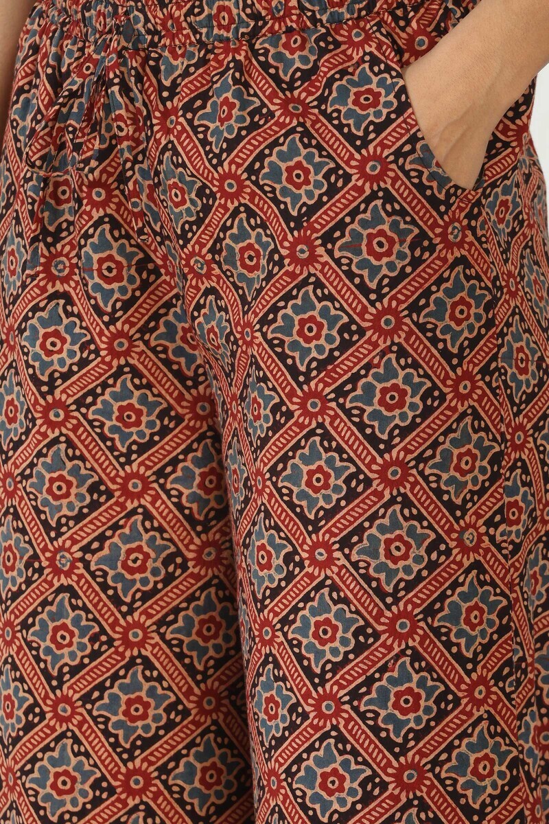Ajrak Hand Block-Printed Cotton Farsi