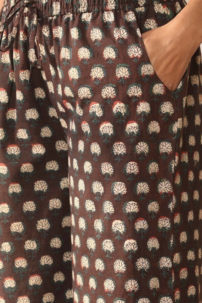 Bagru Hand Block-Printed Cotton Farsi