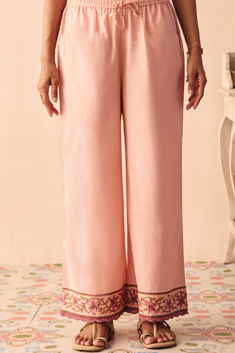 Pink Handcrafted Cotton Farsi