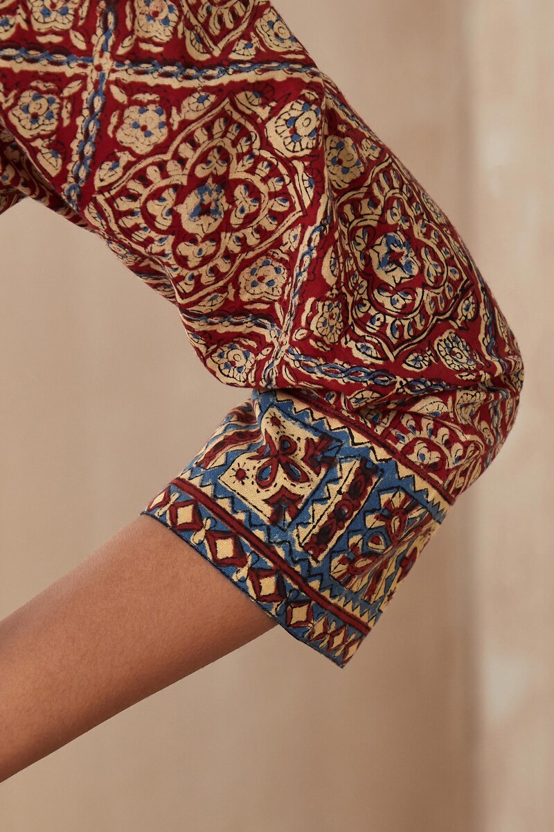 Bagru Hand Block-Printed Cotton Top