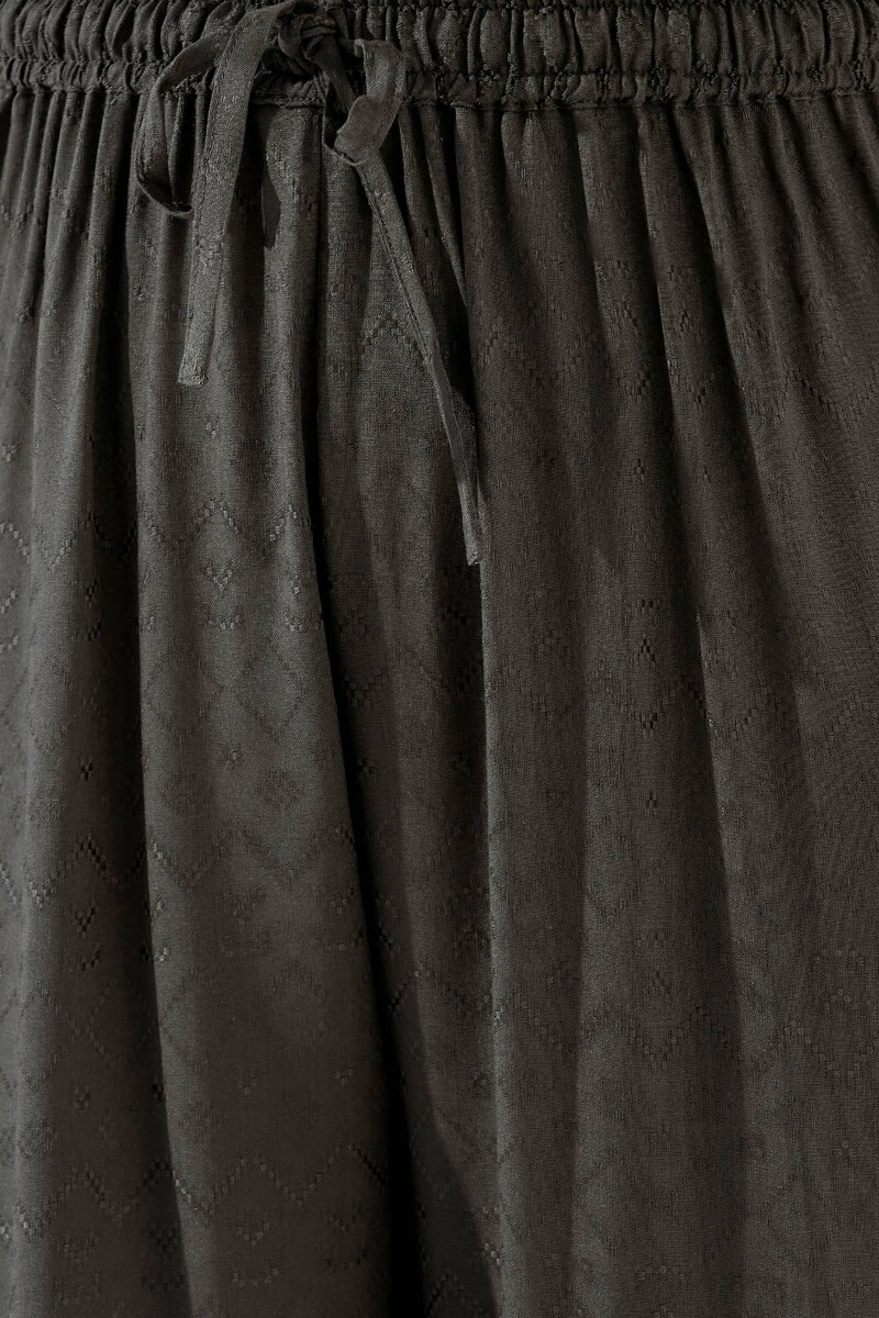 Brown Handcrafted Viscose Izhaar Pants