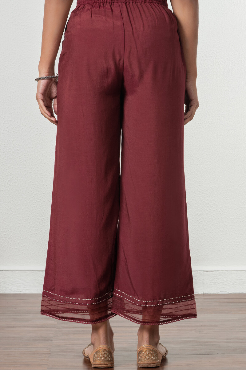 Maroon Handcrafted Modal Farsi 