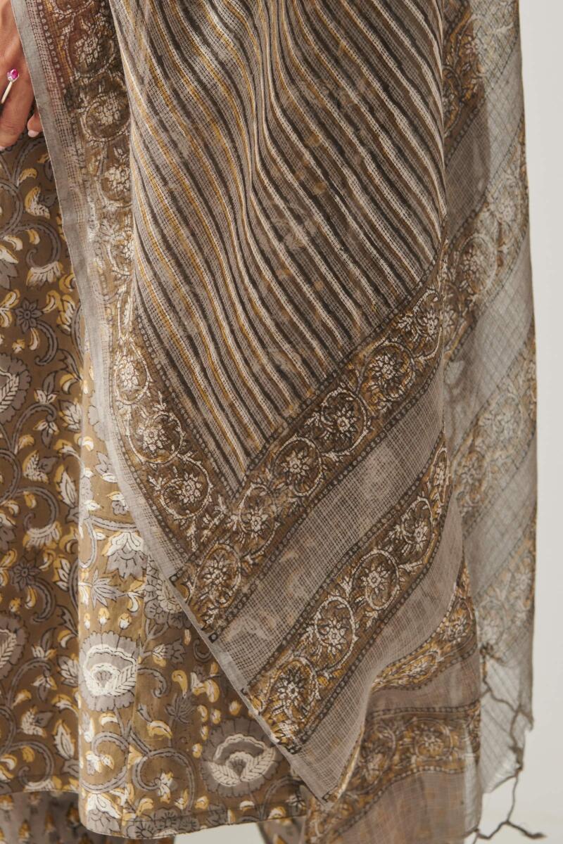 Bagru Block Printed Kota Dupatta