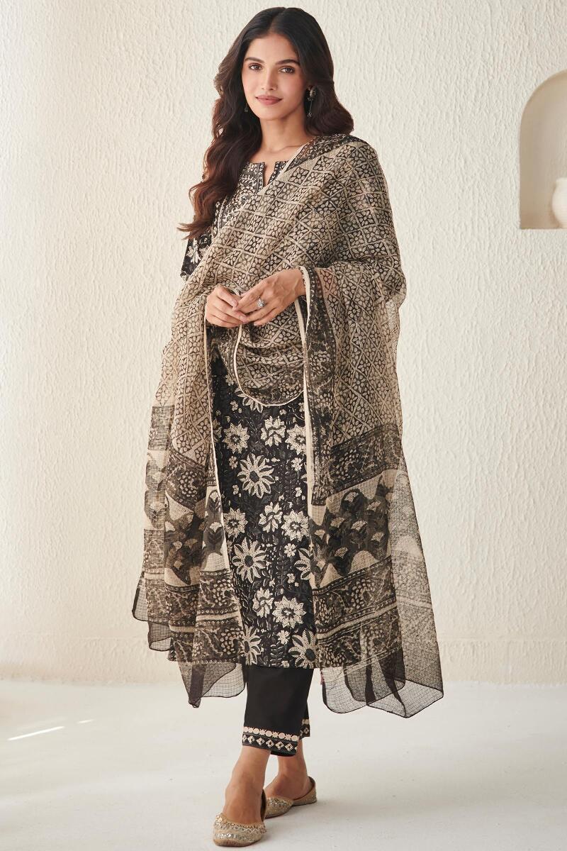 Bagru Block Printed A-Line Cotton Kurta