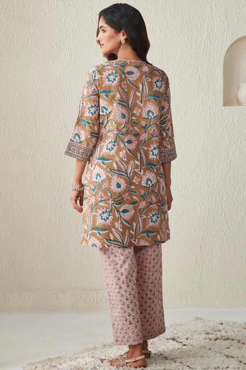 Sanganeri Block Printed Cotton Loungewear Set