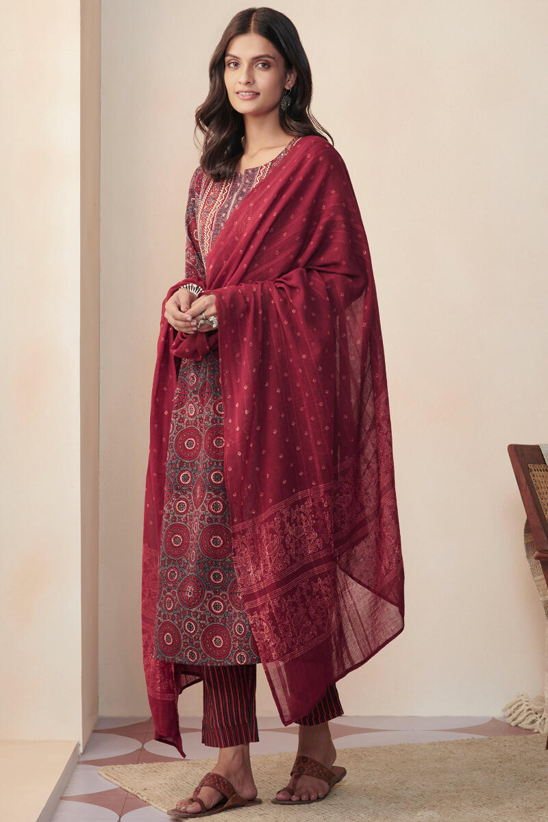 一番の贈り物 Surplus: Kurta Ajrak Nizam Sehra パーツ