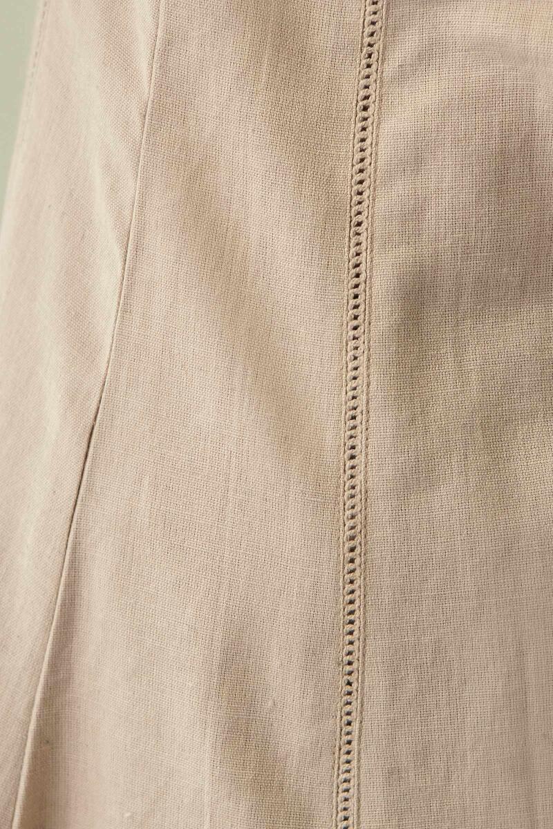 Grey Handcrafted A-Line Cotton Kurta