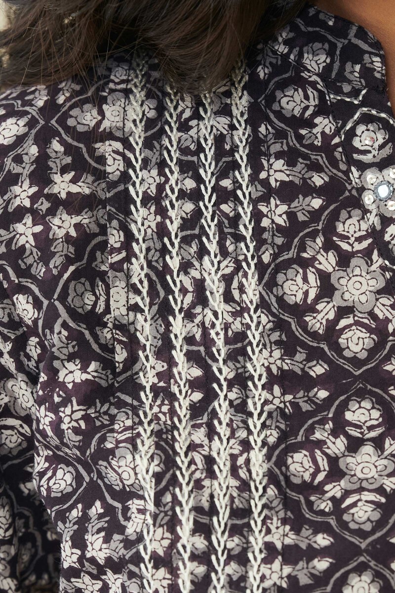 Bagru Hand Block Printed Cotton Top