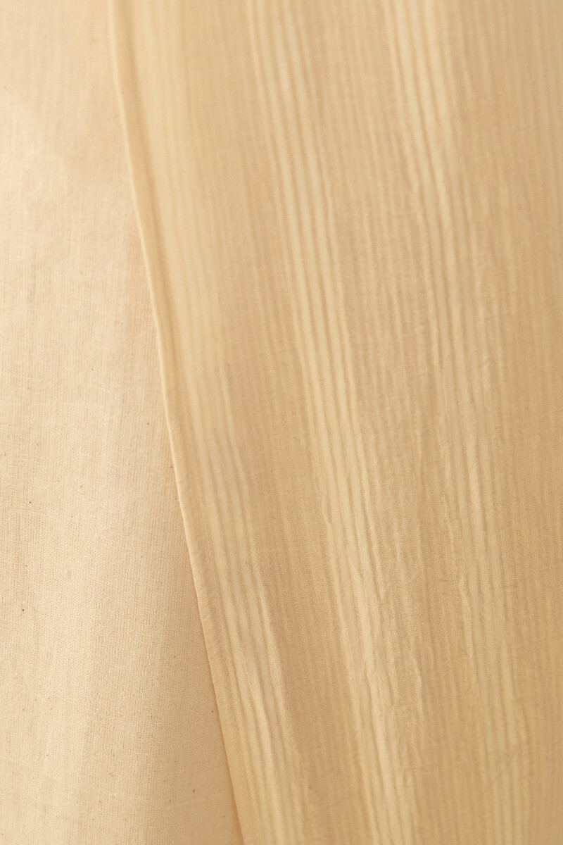 Beige Handcrafted Cotton Dobby Dupatta