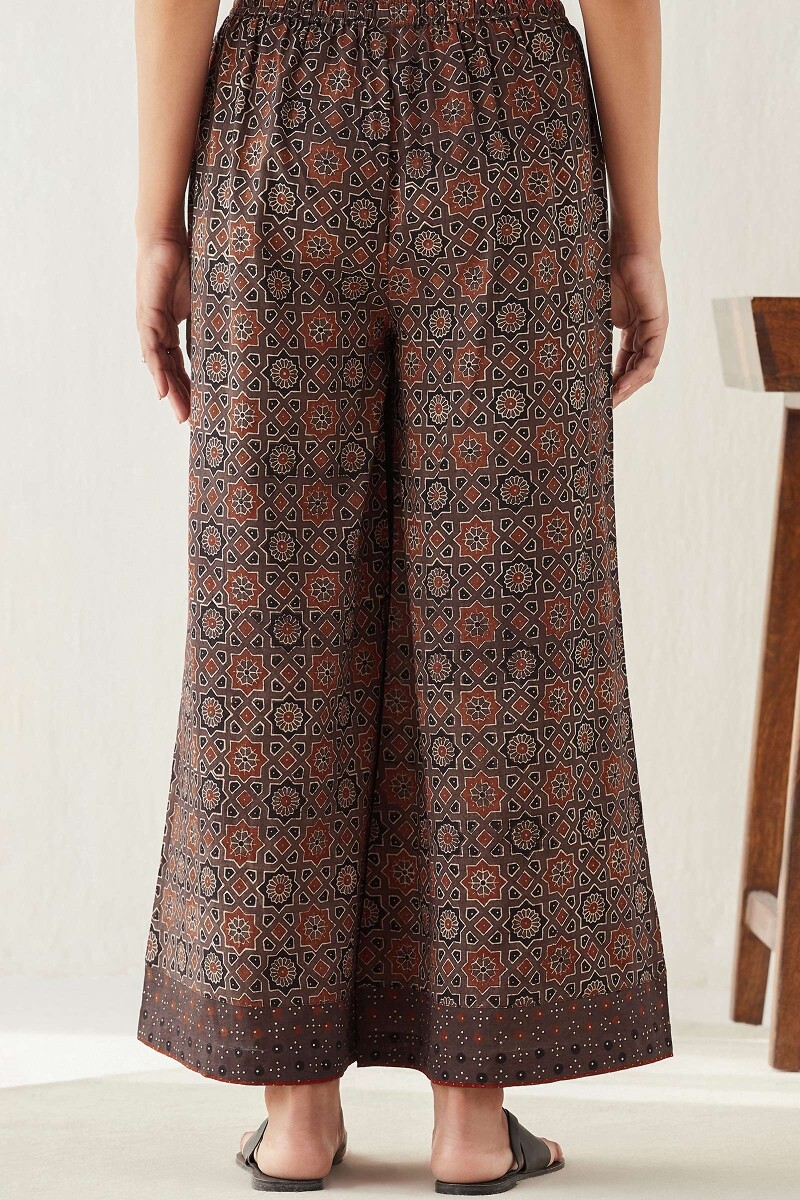Ajrak Hand Block Printed Cotton Palazzos