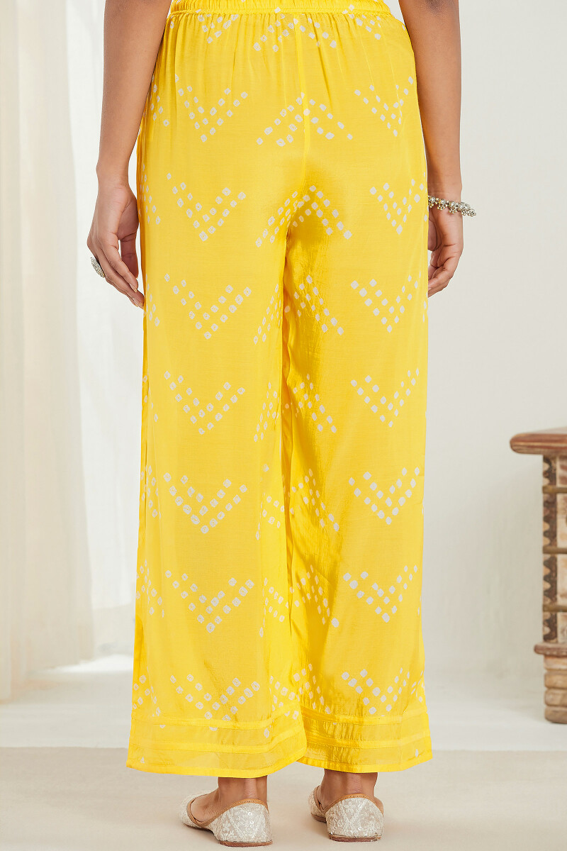 Yellow Printed Modal Farsi