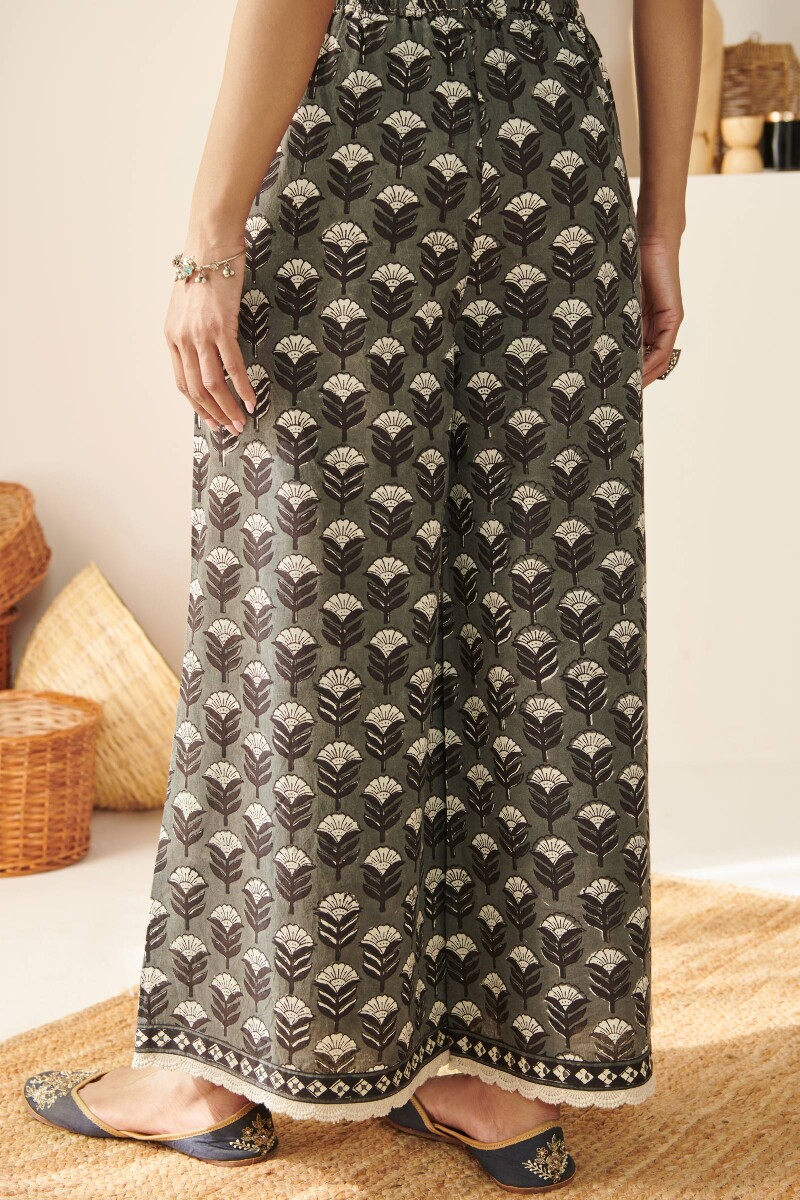 Bagru Hand Block Printed Cotton Palazzo
