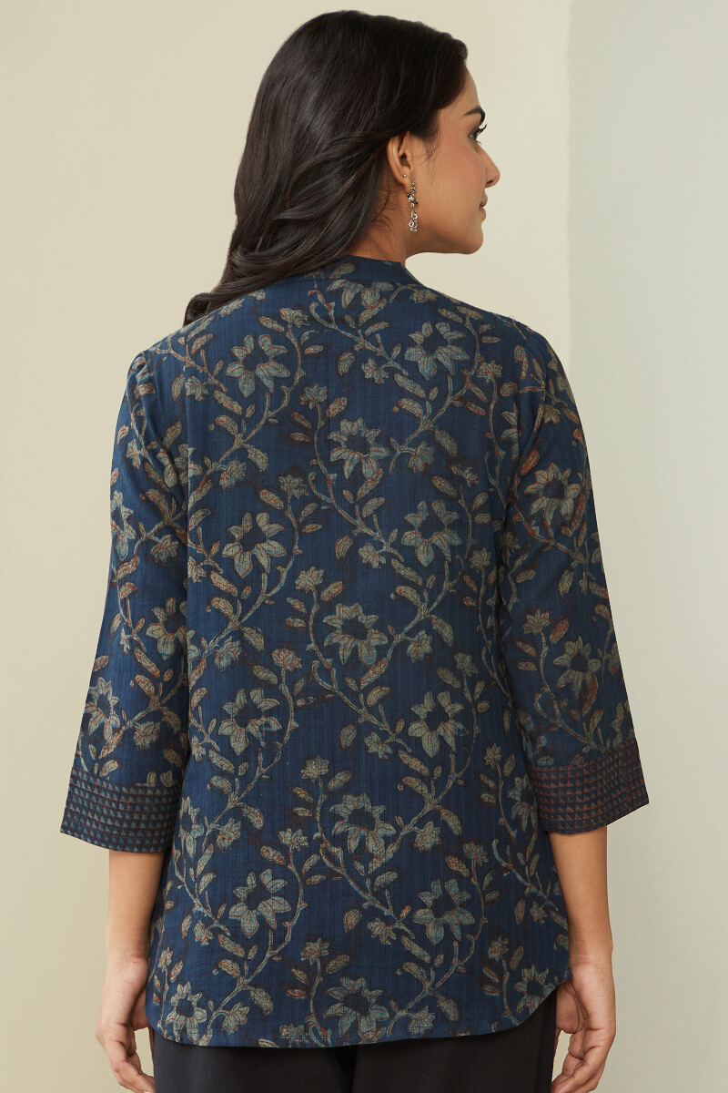 Akola Hand Block-Printed Cotton Top