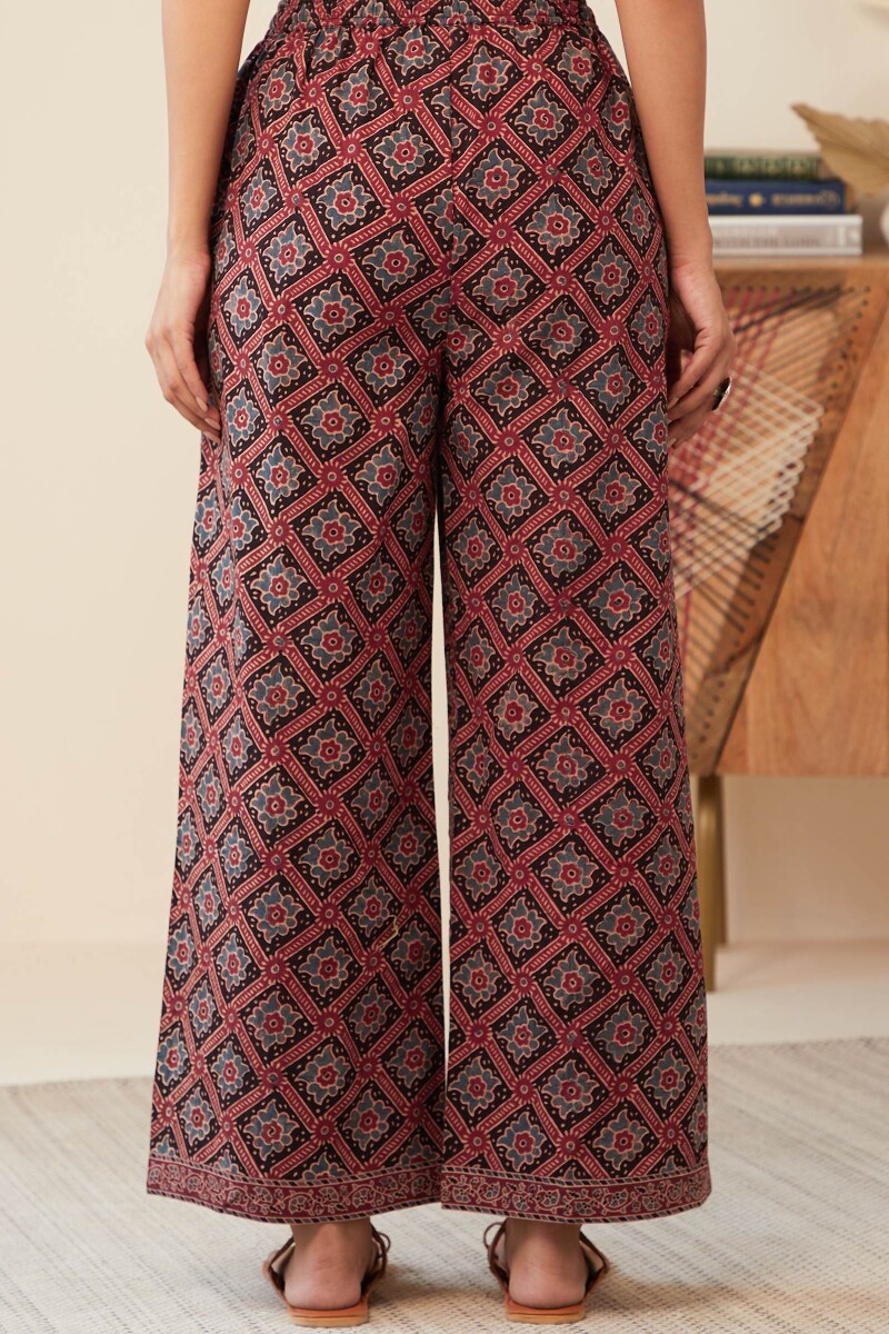 Ajrak Hand Block-Printed Cotton Farsi